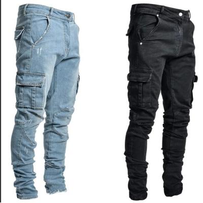 Side Pocket Small Feet Skinny Jeans Wholesale Men 2