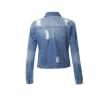 Slim Fit Ripped Denim Top Ladies Denim Jacket 29