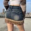 Spice Girl Style Wrapped Hip A-Line Skirt 69
