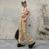Spice Girls Straight-leg Pants Low Rise with Personalized Pockets 13
