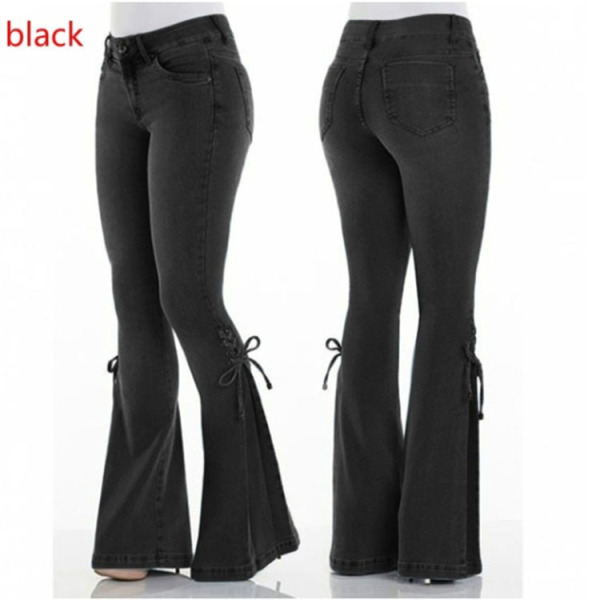stretch denim trousers 58