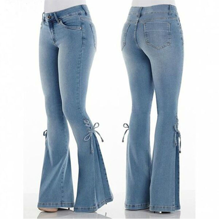 stretch denim trousers 58