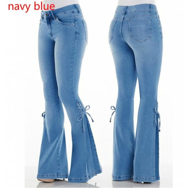 stretch denim trousers 58