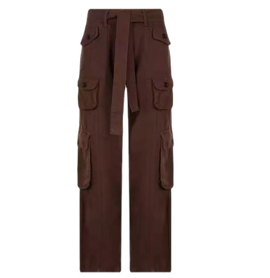 Women's Fashion Casual Denim Pants with Multiple Pockets140