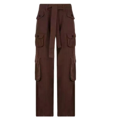 Women's Fashion Casual Denim Pants with Multiple Pockets140