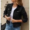 Women's Fashion Slim Lapel Candy Color Denim Jacket 84