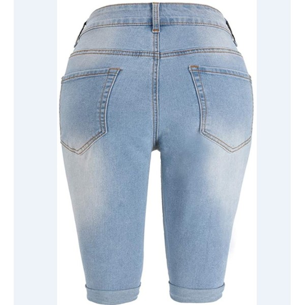 Women's High Waist Ripped Stretch Jeans 108