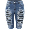Women's High Waist Ripped Stretch Jeans 108