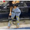 women's high waist skinny casual jeans 83