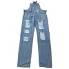 women's light mid waist blue jeans 6