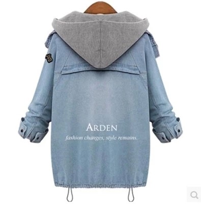 women's loose slim trench coat fat vest two piece set 75