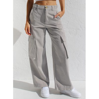women's multi pocket overall casual pants 79