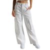 women's multi pocket overall casual pants 79