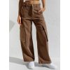 women's multi pocket overall casual pants 79