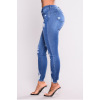 women's new ripped high waist skinny jeans 55
