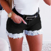 Women's New Slim Fit Elastic Lace Shorts 56