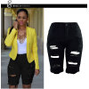 women's personality ripped jeans five minutes pants 64
