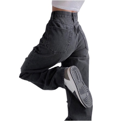 Women's Ripped Jeans Straight Loose Jeans 88