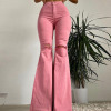 women's ripped washed wide leg flared jeans 18