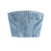 Women's Sexy Slim Short Fashion Denim Vest 19