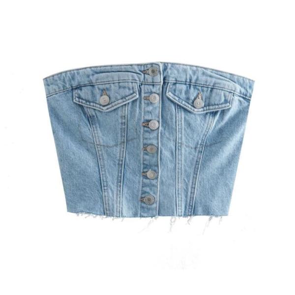Women's Sexy Slim Short Fashion Denim Vest 19
