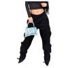 Women's Street Style American Multi-Pocket Casual Workwear Jeans 20